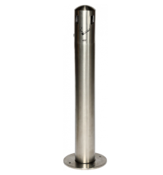 Cendrier sur pied en inox 12L