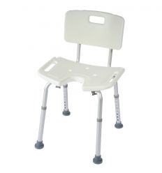 Chaise de douche PMR - blanc