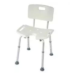 Chaise de douche percée