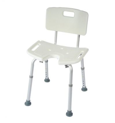 Chaise de douche PMR - blanc