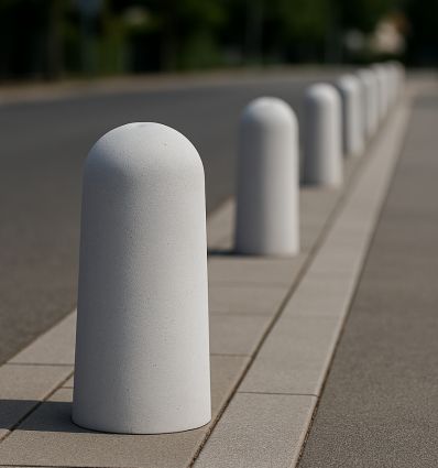 borne de protection en béton tronconique 4 coloris