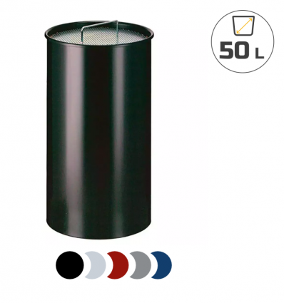 Cendrier à sable 50L noir