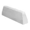 Bordure de défense blanc lisse