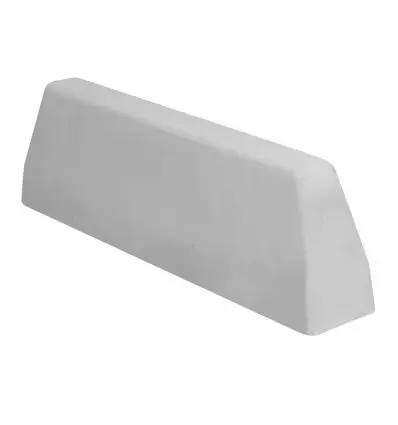 Bordure de défense gris lisse