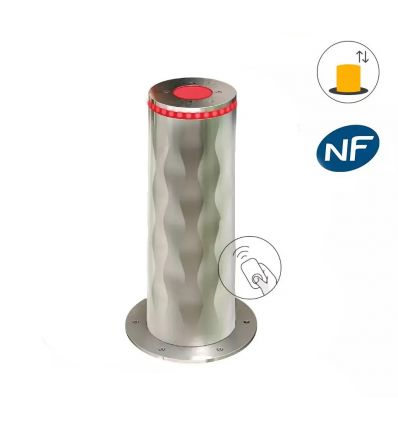 Borne escamotable automatique haute réflectivité