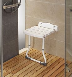 Siège de douche escamotable médical