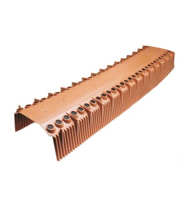 Closoir ventilé rigide rouge brique