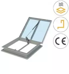 Lanterneau de désenfumage rénovation ouverture mécanique