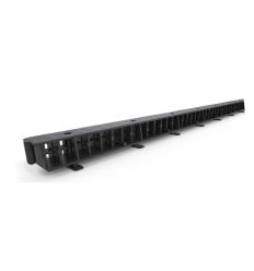 Latte de ventilation toiture sans peigne anthracite