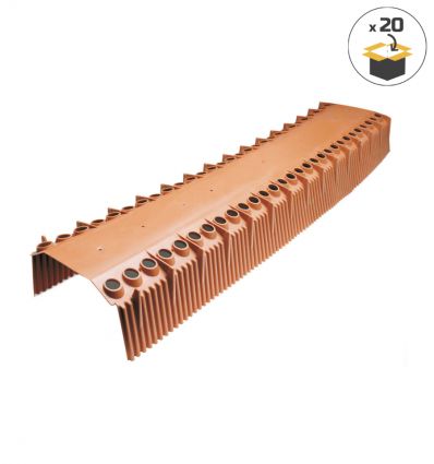 Closoir faitage ventilé rigide