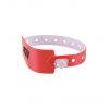 Bracelet Vinyle personnalisé Rouge - XL