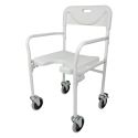 Photo : Chaise de Douche Pliable à Roulettes