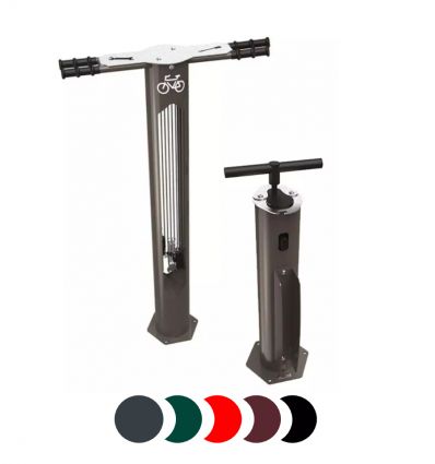 Station de réparation vélo et gonfleur public