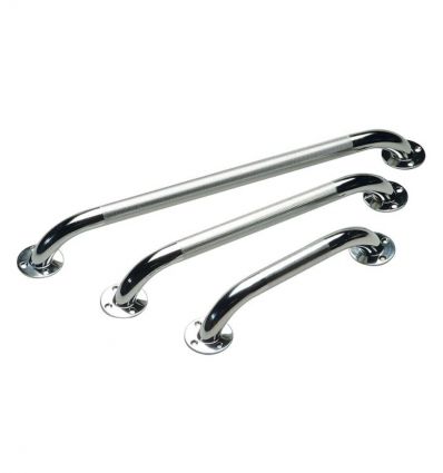 Barre d'appui acier chromé