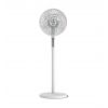 Ventilateur industriel sur pied blanc