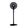 Ventilateur industriel sur pied noir