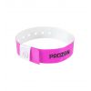Bracelet Vinyle personnalisé Rose