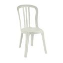 Photo : Chaise bistrot plastique empilable Blanc cassé