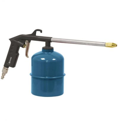 Pistolet de nettoyage pneumatique métallique avec réservoir de 1 L et 6 bar de pression