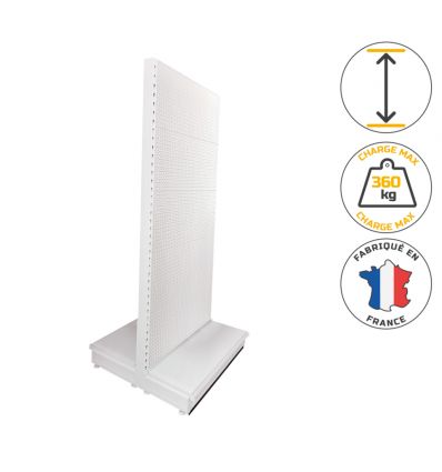 Gondole Double Face à Fond Perforé