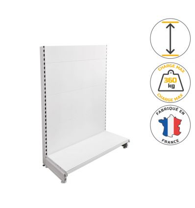 Gondole pour Magasin Simple Face à fond lisse