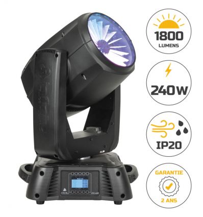 Lyre de scene wash 6 x 40 W