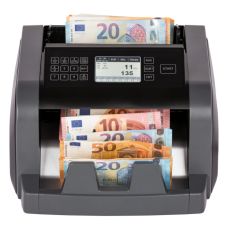 Compteuse de billets Standard - Vue de face avec billets