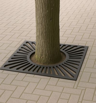 Grille de protection pour arbre