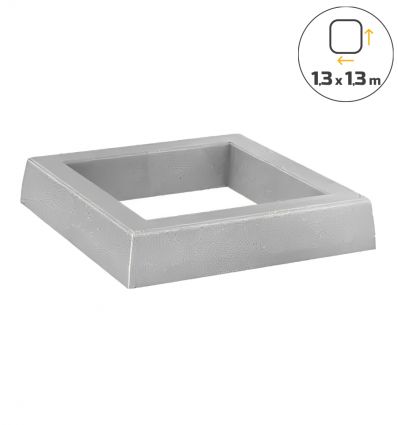 Entourage pour Arbre en Béton Carré 1,3 x 1,3 m