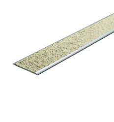 Nez de marche antidérapant granulats de marbre coloris ivoire 39 ou 59 mm