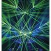 Lyre beam en fonctionnement - Laser vert