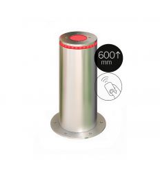 Borne escamotable automatique en inox hauteur 600 mm