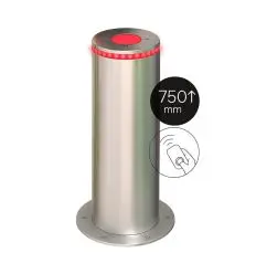 Borne escamotable automatique en inox hauteur 750 mm
