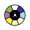 Roue couleur lyre spot 250 W