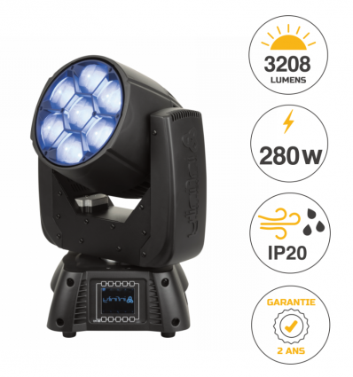 Lyre wash LED 3208 lumens