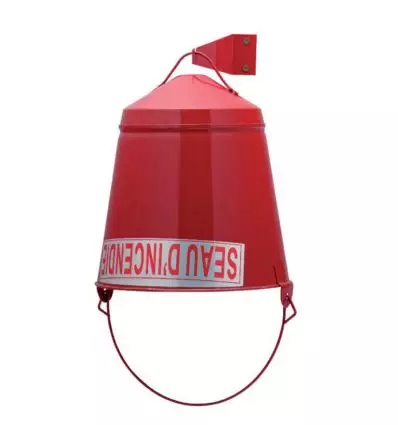Seau incendie Rouge