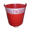 Seau incendie Rouge