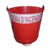 Seau incendie Rouge