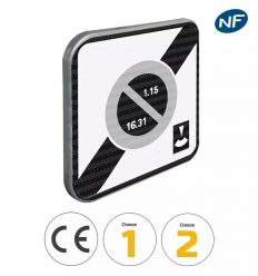 B50e - Panneau sortie de zone à stationnement unilatéral à alternance semi mensuelle et à durée limitée