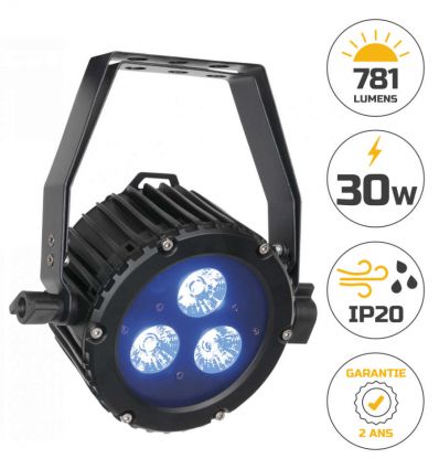 Projecteur led scene 3 x 10 W