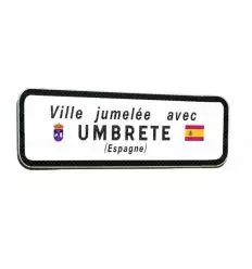 Panneau Ville Jumelée
