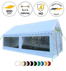Tente de réception professionnelle 5x4 mètres