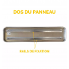 Dos du panneau de jumelage avec rails