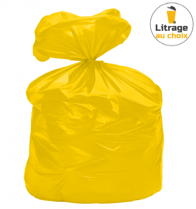 Sac poubelle jaune