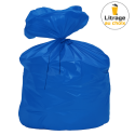 Photo : Sac poubelle bleu 110 L Basse Densité (lot de 200 sacs)
