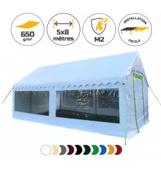 Tente de réception 5x8 m