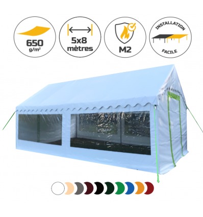 Tente de réception 5x8 m