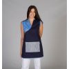 Tablier chasuble femme de ménage bleu marine