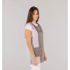 Chasuble tablier agent d'entretien lilas - cote