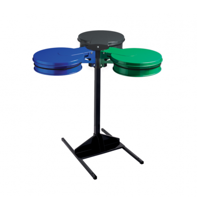 Kit support sac poubelle tri sélectif à poser 